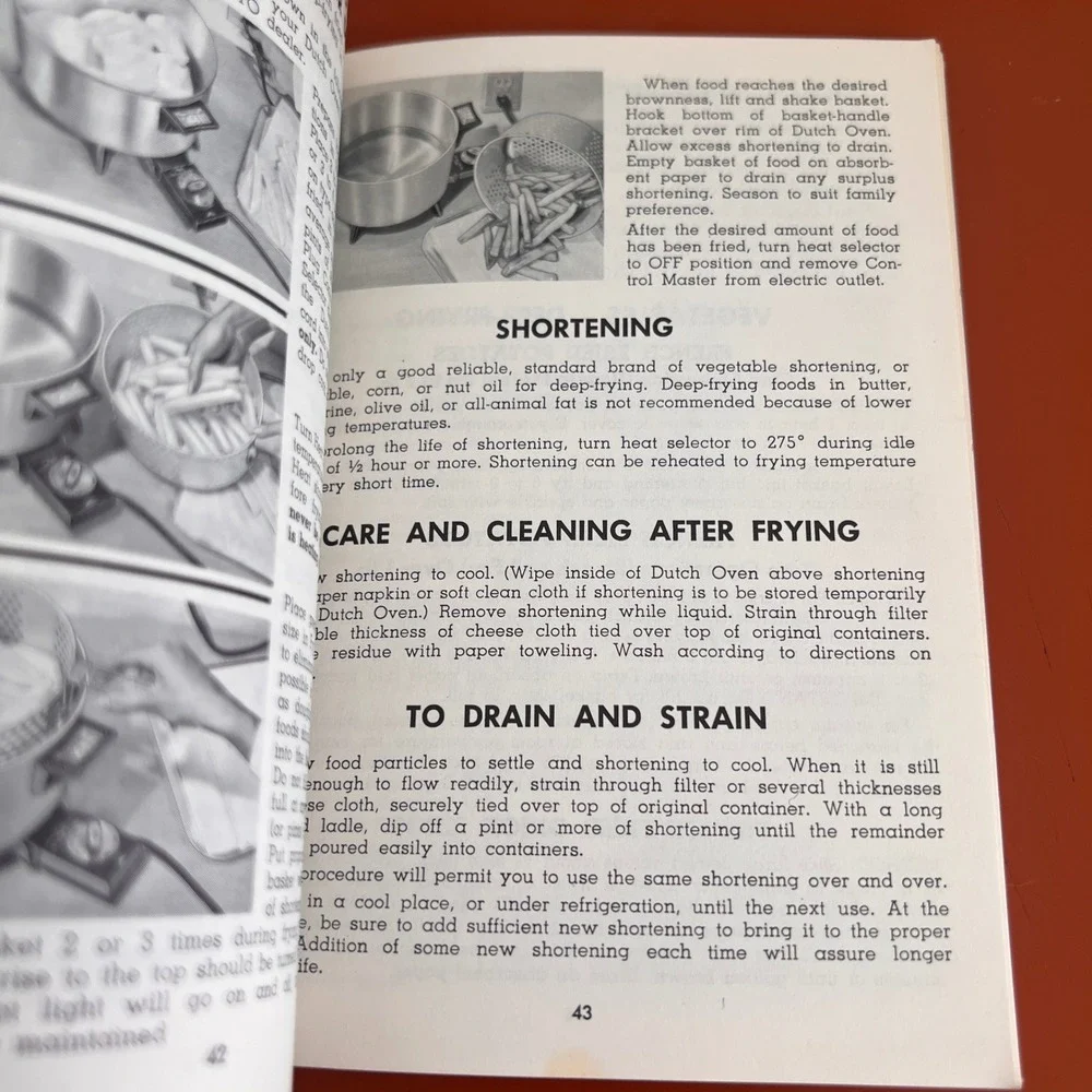 Vtg 1962 Presto Control Master Appliances Instructions and Recipe Book Manual